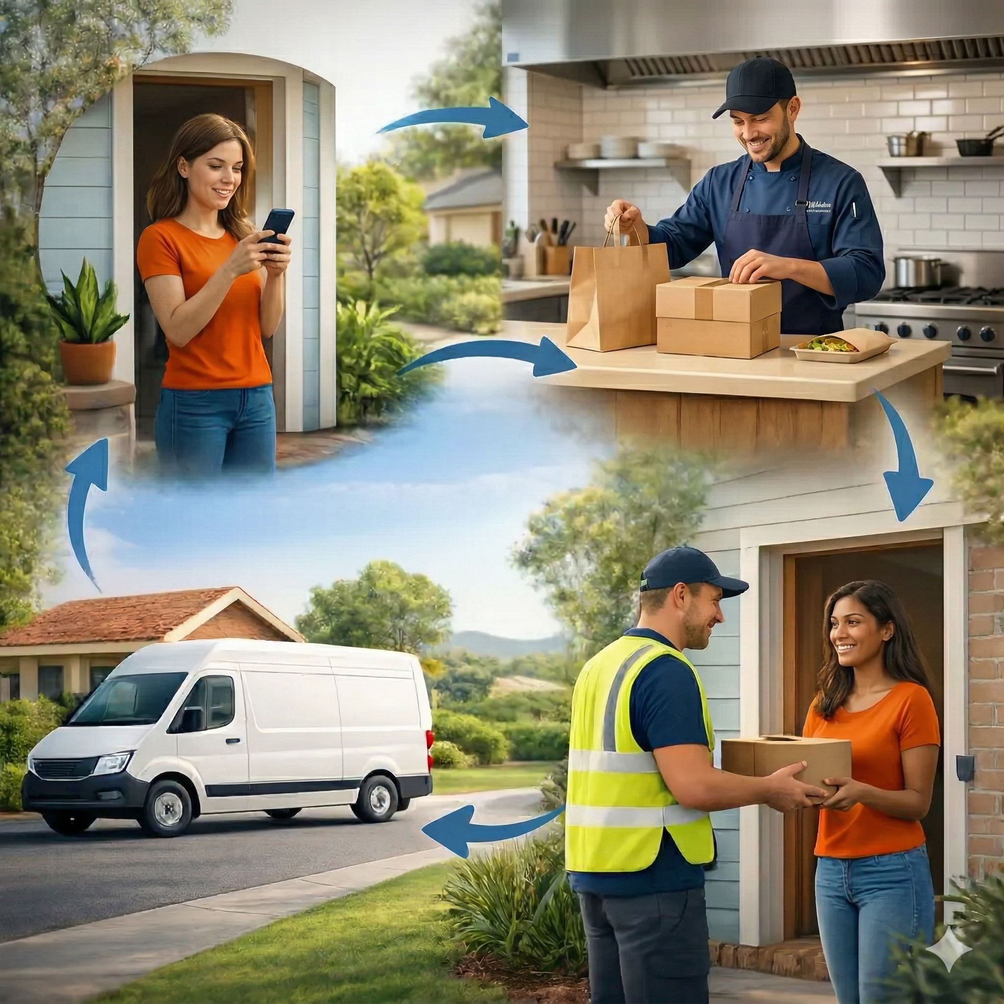 Order from local stores — delivered by a Droppa driver